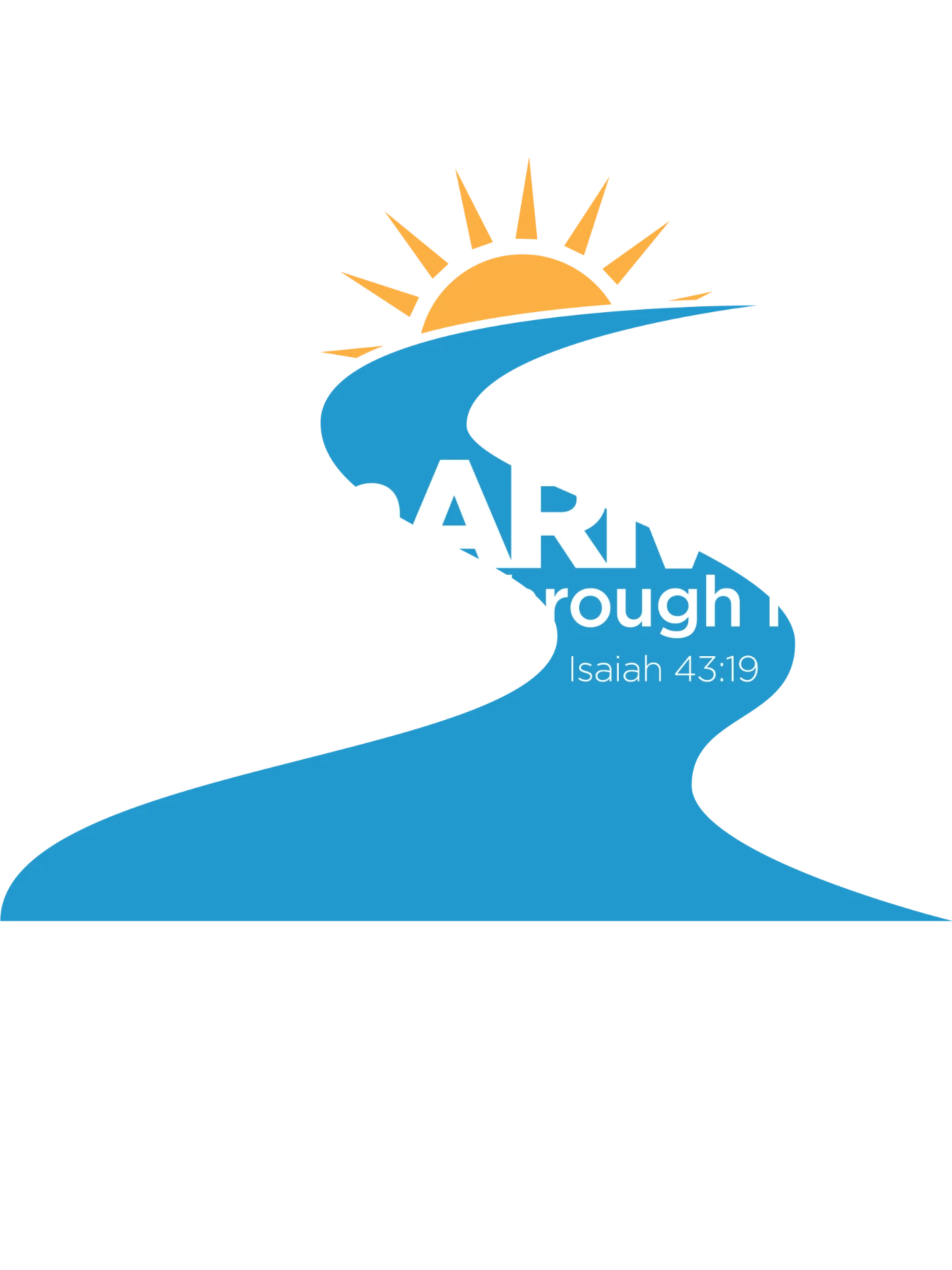 #I'mARiver — White Text (black shirt)